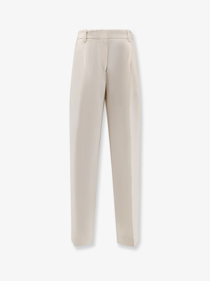 Double-pleat fluid viscose trousers thumbnail