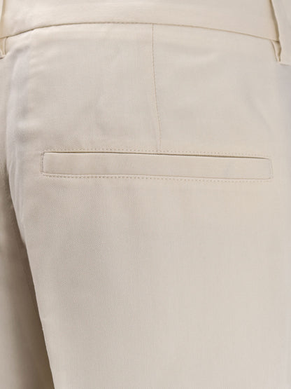 Double-pleat fluid viscose trousers thumbnail