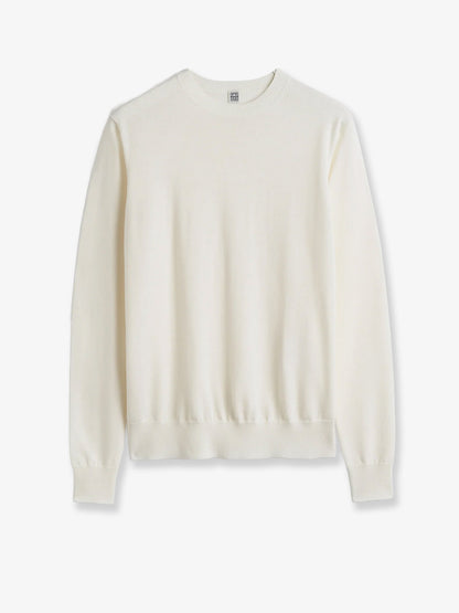Fine Crew Knit wool and silk blend sweater thumbnail