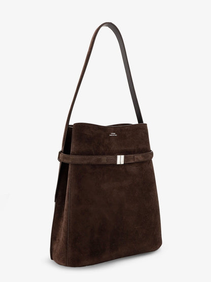 Suede Belted Bucket Bag thumbnail