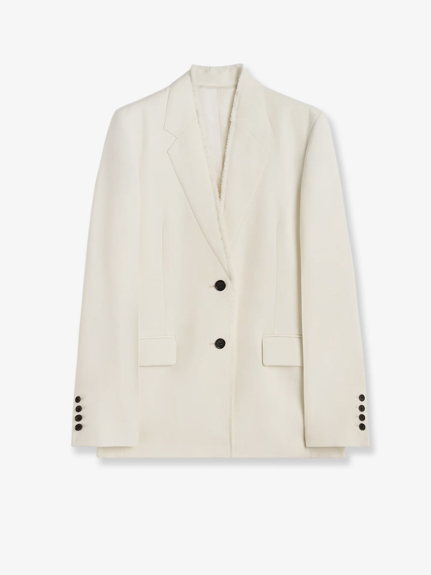 Blazer Raw lapel in lana