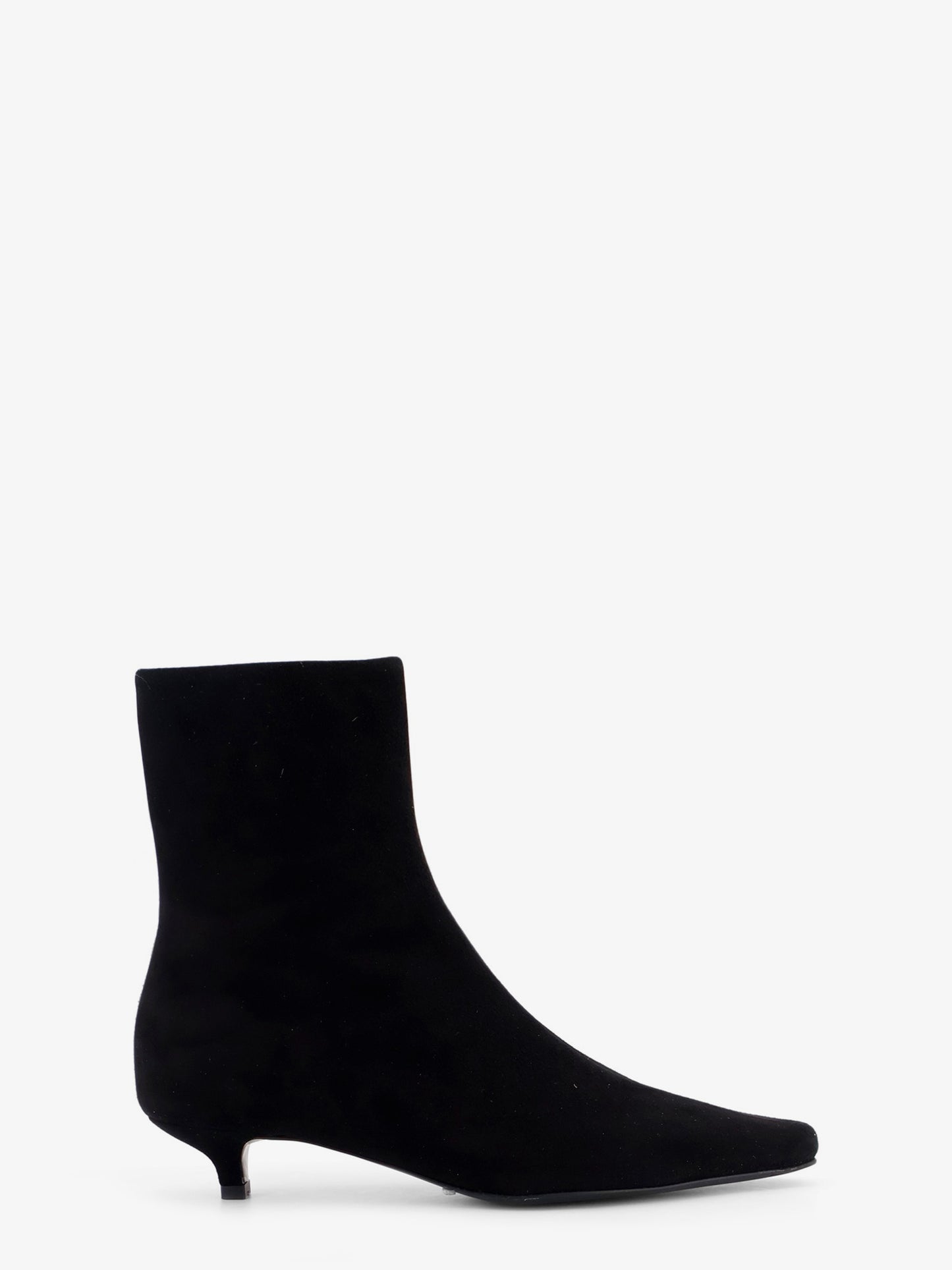 Slim suede boots