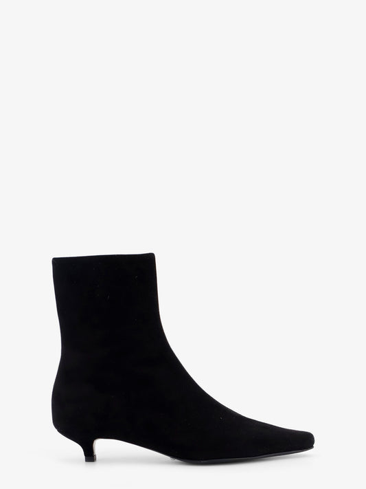 Slim suede boots