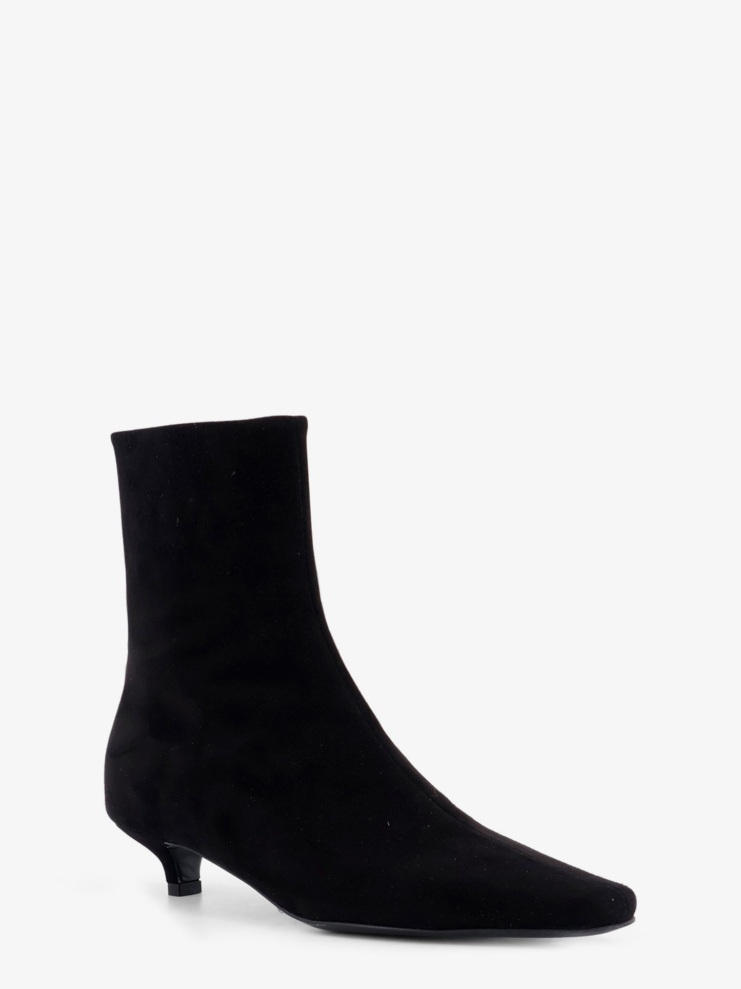 Slim suede boots