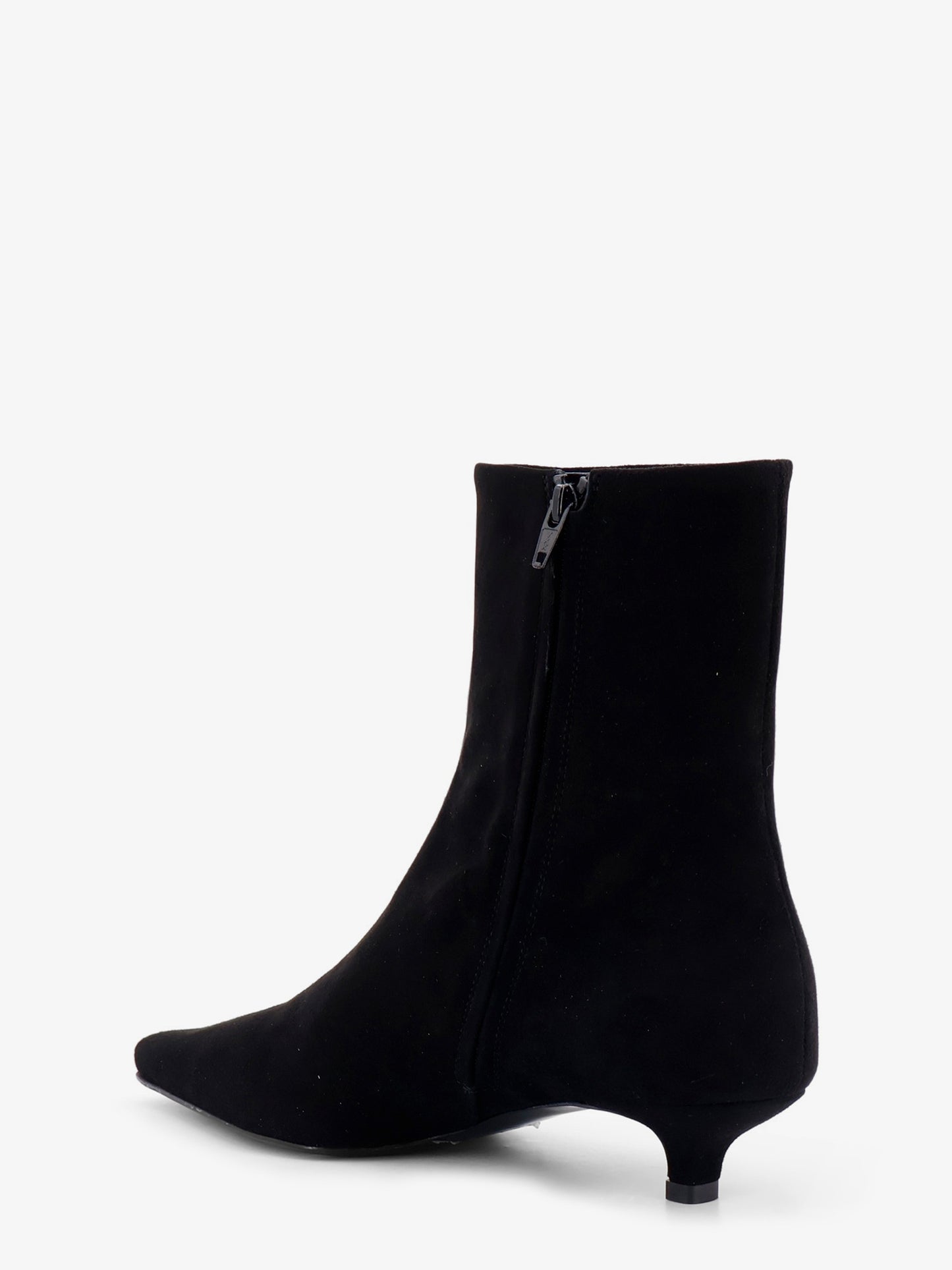 Slim suede boots