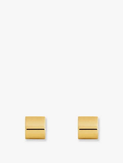 Brass Huggie Earrings thumbnail