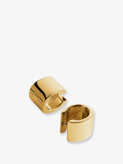 Brass Huggie Earrings thumbnail