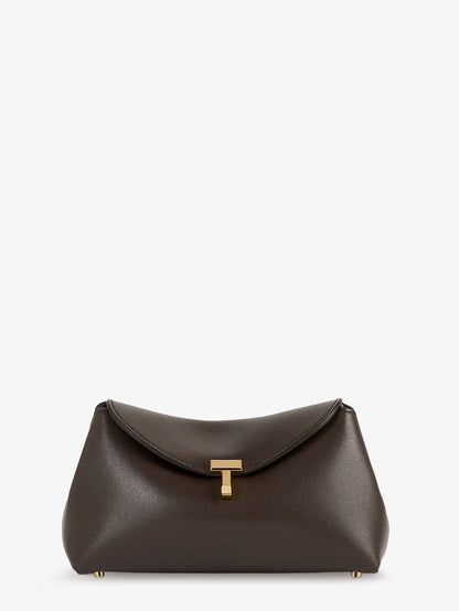 Mini T-Lock Leather Clutch thumbnail