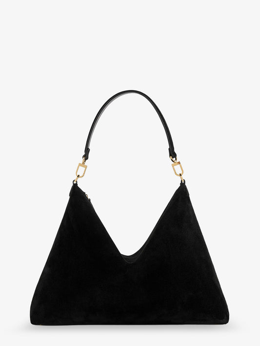 Borsa a spalla Medium Bevel in suede