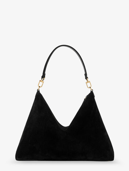 Borsa a spalla Medium Bevel in suede thumbnail