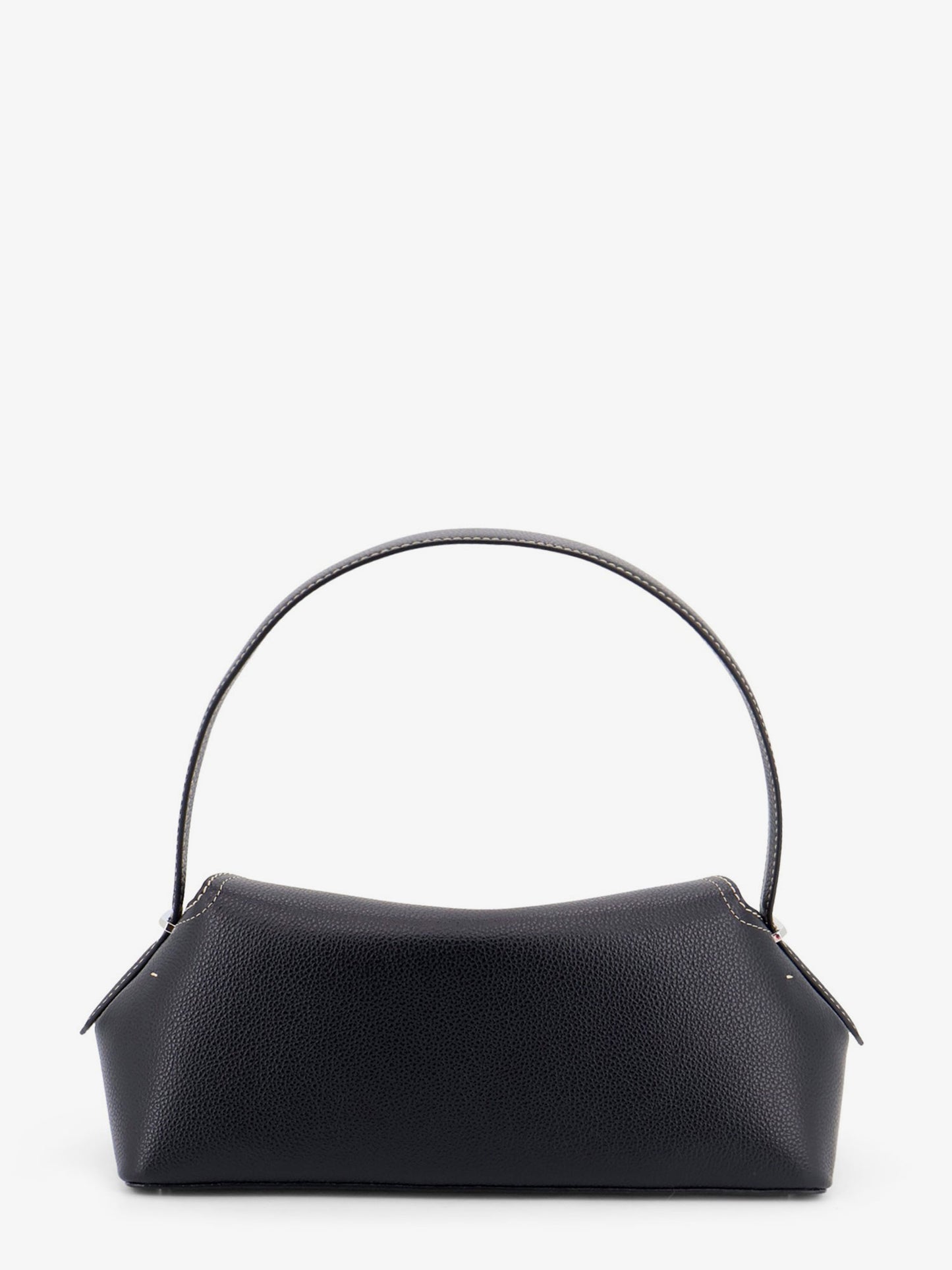 T-Lock Hammered Leather Shoulder Bag