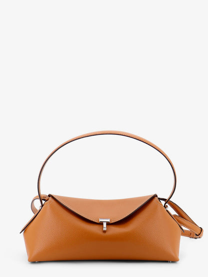 T-Lock hammered leather shoulder bag thumbnail