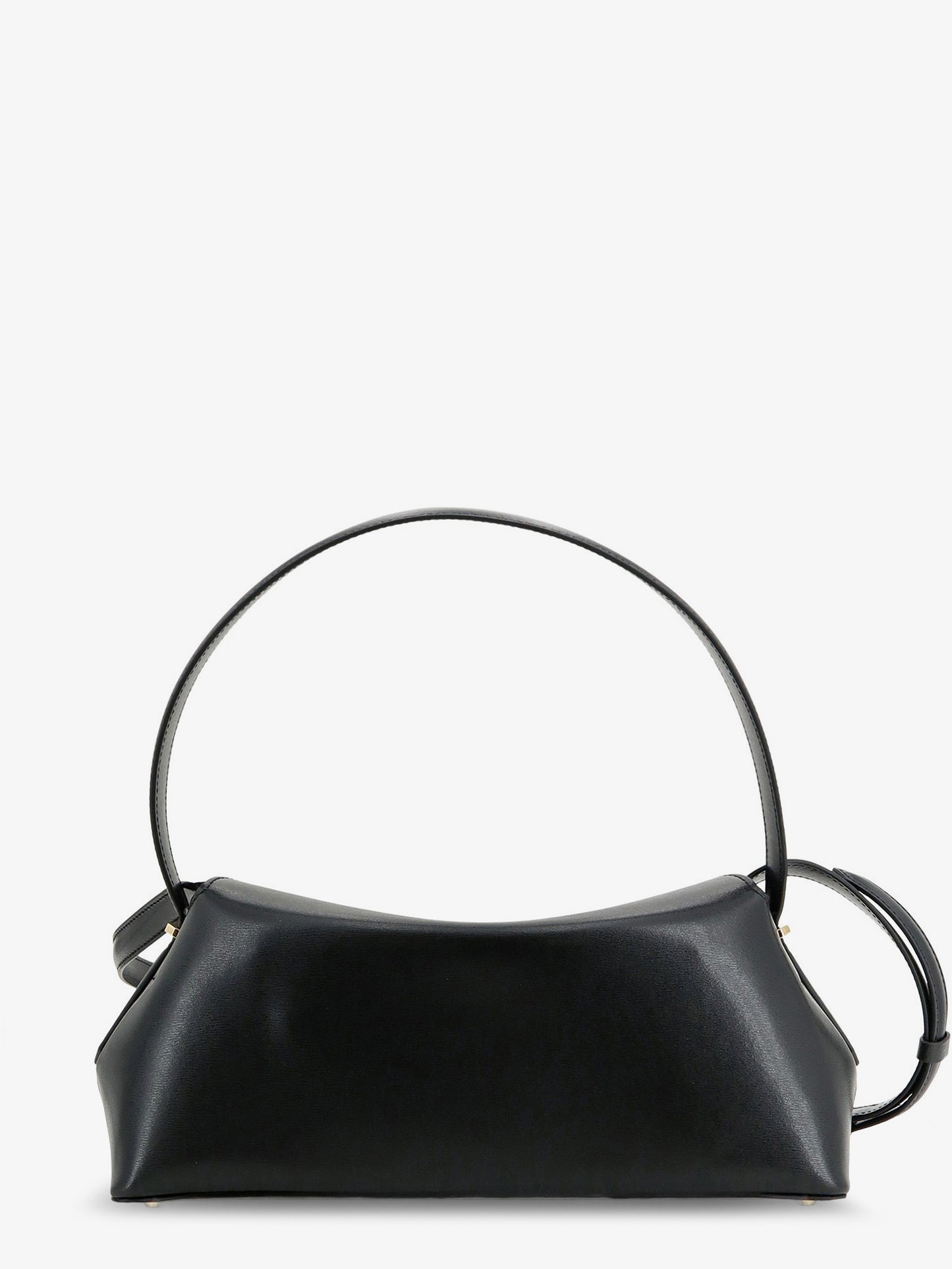 Hammered leather T-Lock shoulder bag