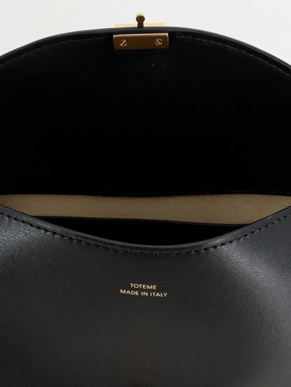 Hammered leather T-Lock shoulder bag thumbnail