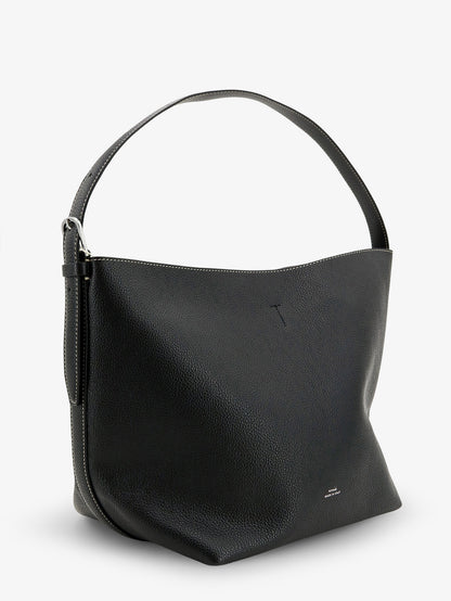 Medium Belted hammered leather shouder bag thumbnail
