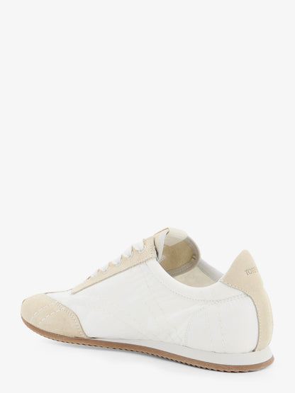 Sneakers in nylon e suede con dettaglio impunture all-over thumbnail