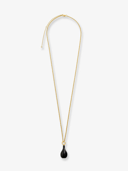 Collana Onyx Drop in ottone riciclato thumbnail