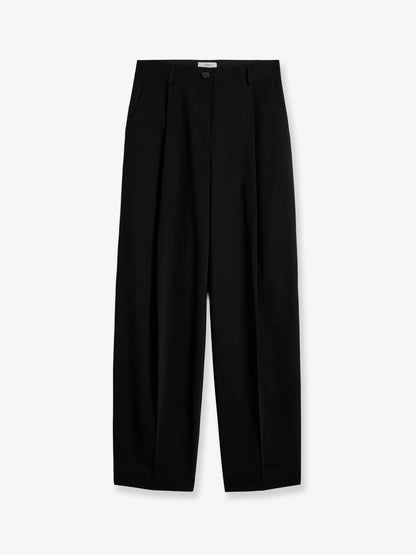 Pantaloni Single Pleat in cotone thumbnail