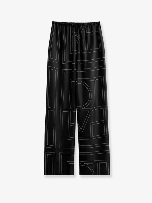 Pajamas organic silk trousers