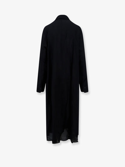 Rounded Neckline recycled viscose dress thumbnail