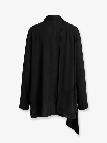 Viscose shirt with scarf detail thumbnail