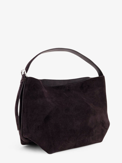 Borsa a spalla Medium Belted in suede thumbnail
