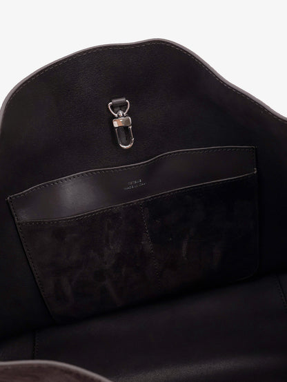 Borsa a spalla Medium Belted in suede thumbnail