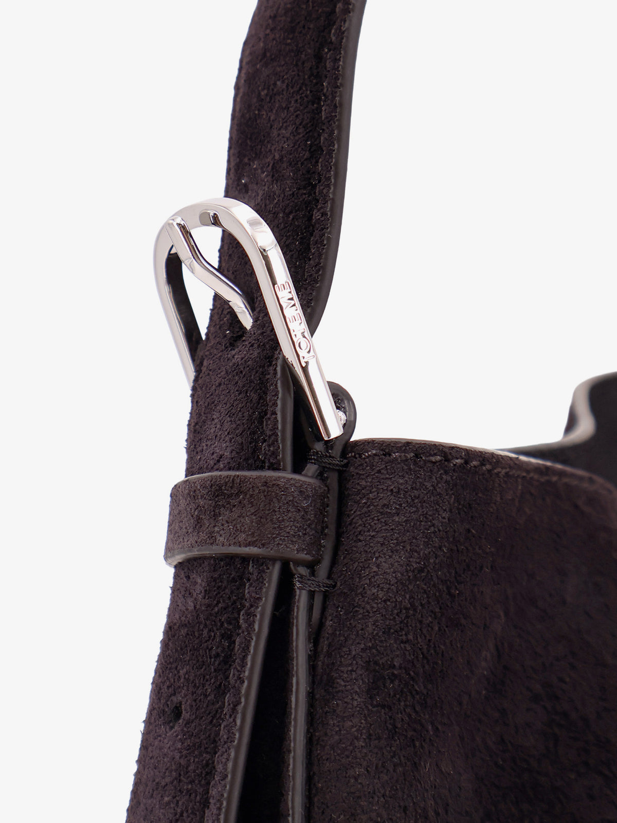 Borsa a spalla Medium Belted in suede