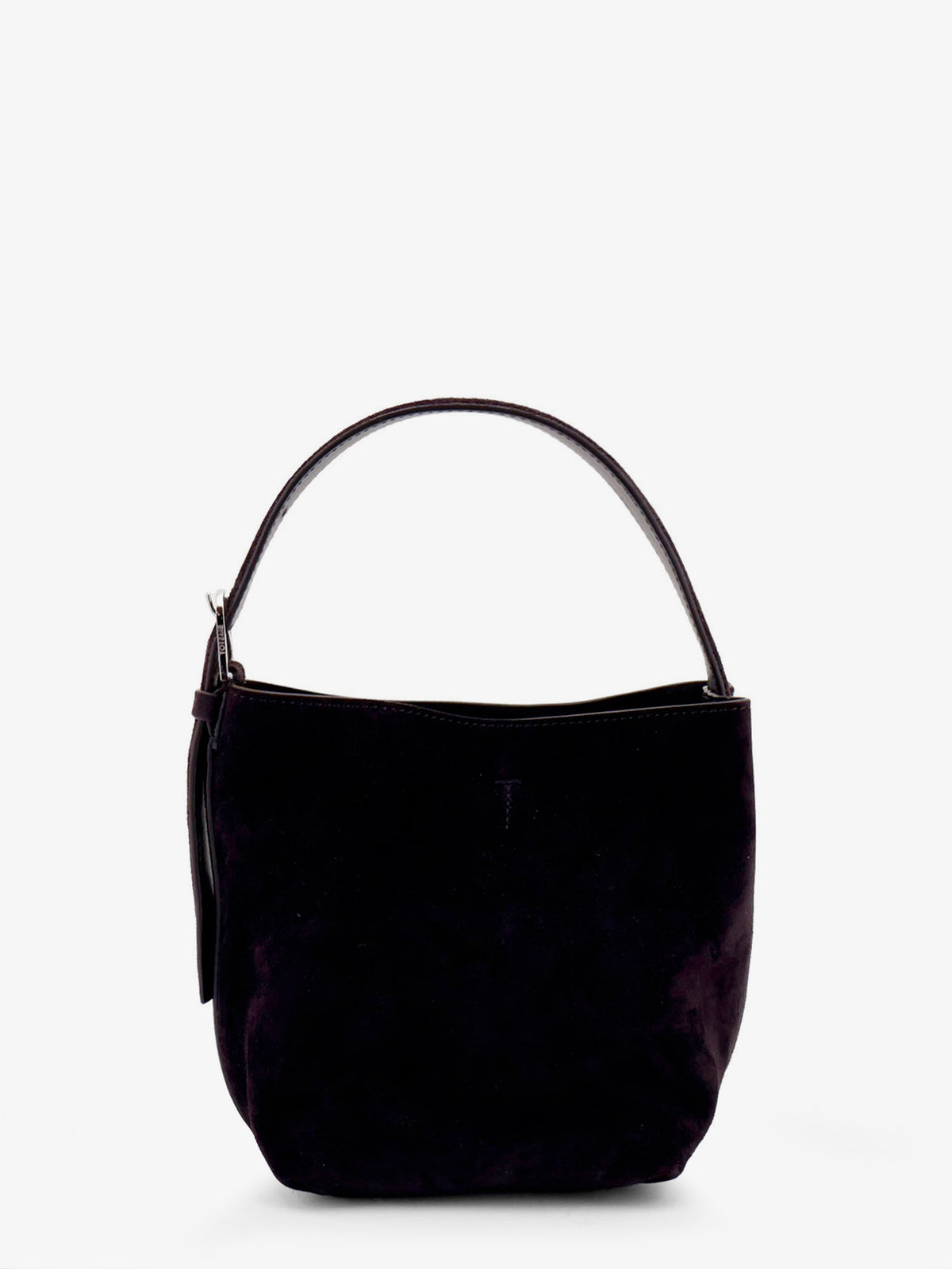 Small Belted Suede Handbag