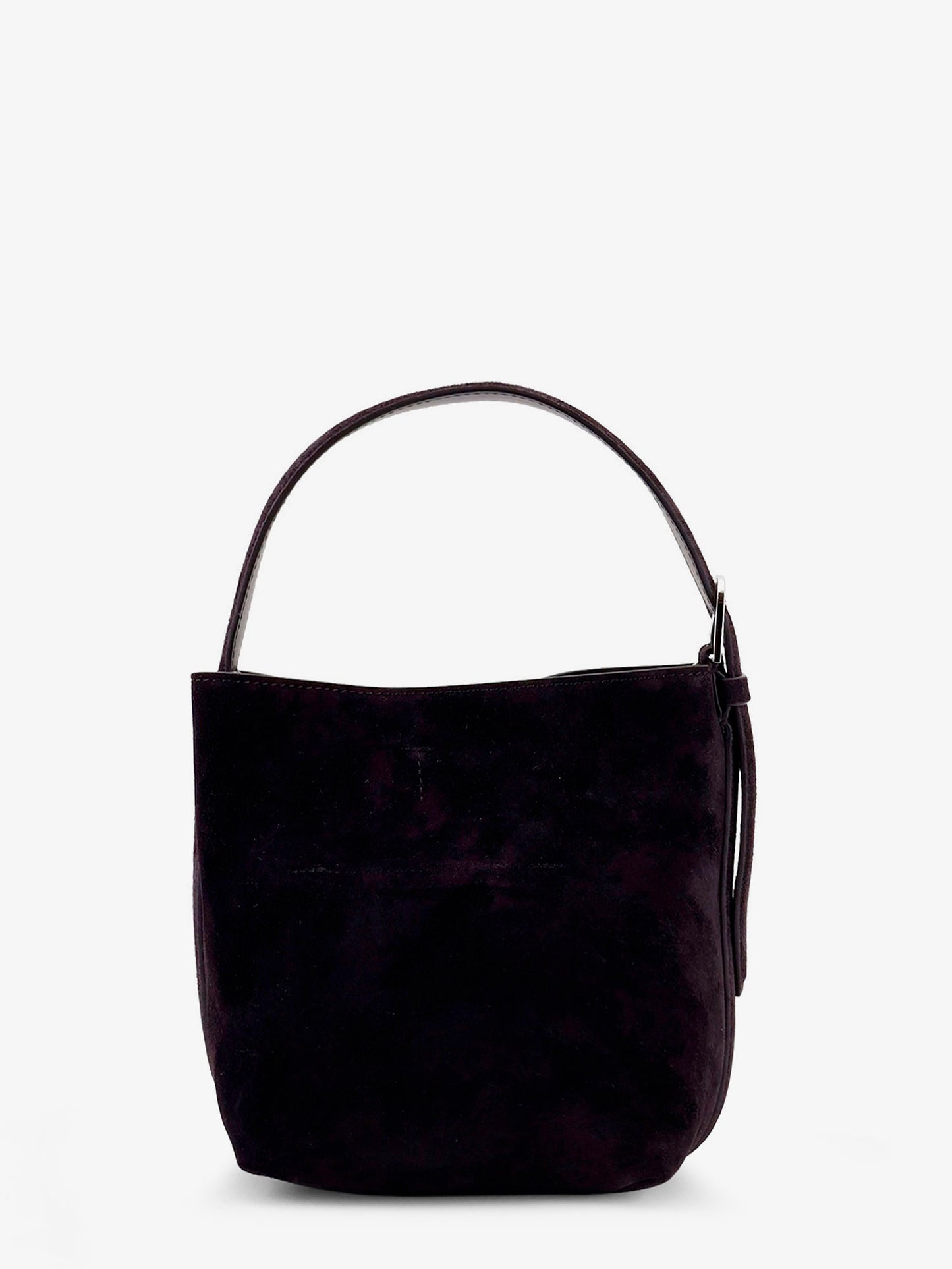 Small Belted Suede Handbag