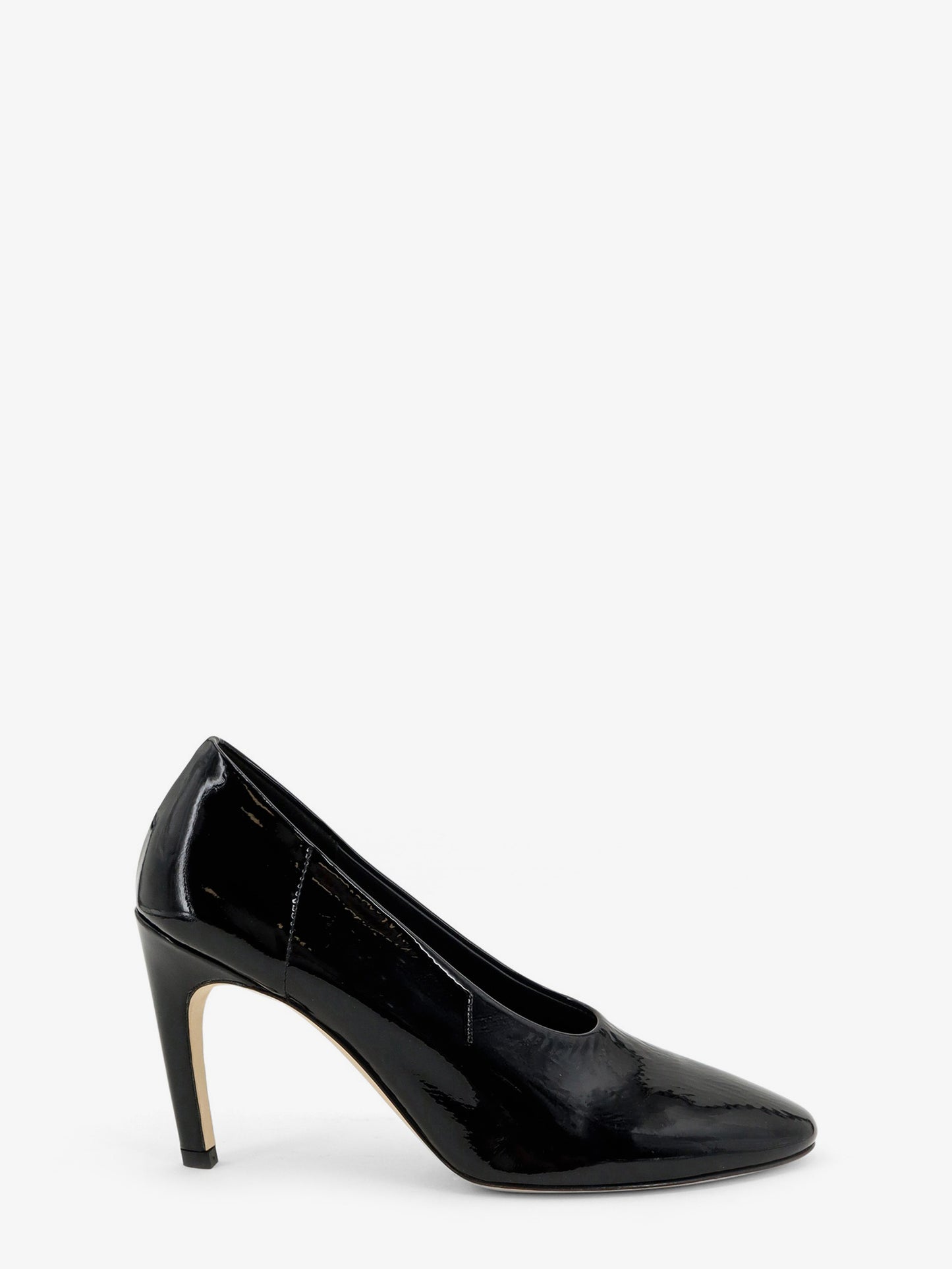Patent leather pumps