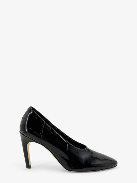 Patent leather pumps