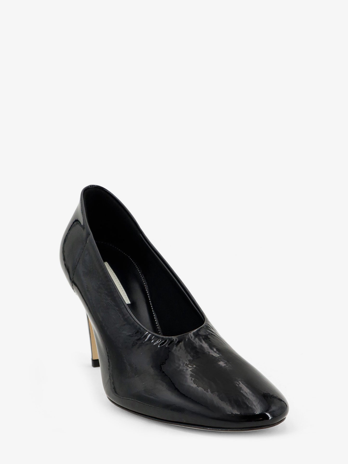 Patent leather pumps
