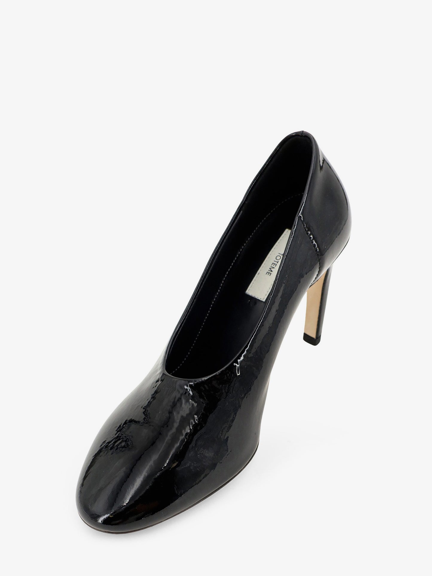Patent leather pumps