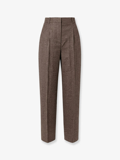 Viscose and certified wool trousers thumbnail