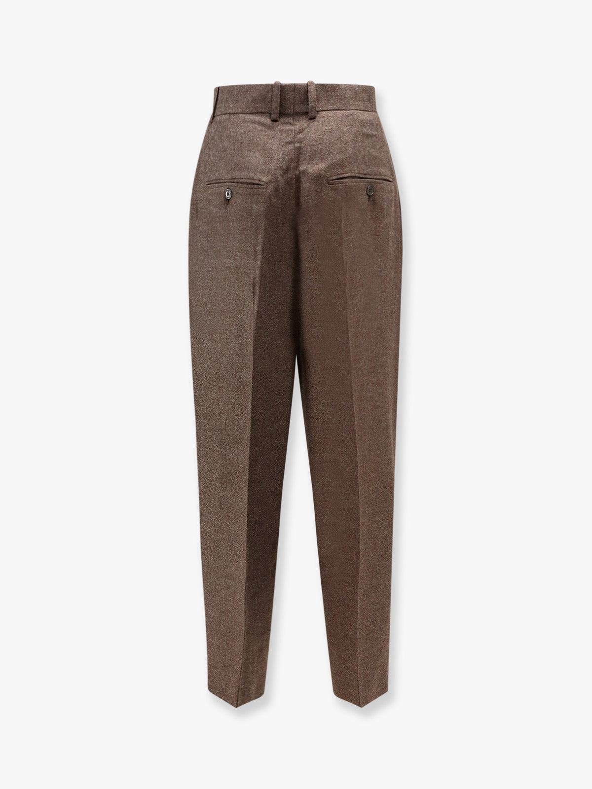 Viscose and certified wool trousers