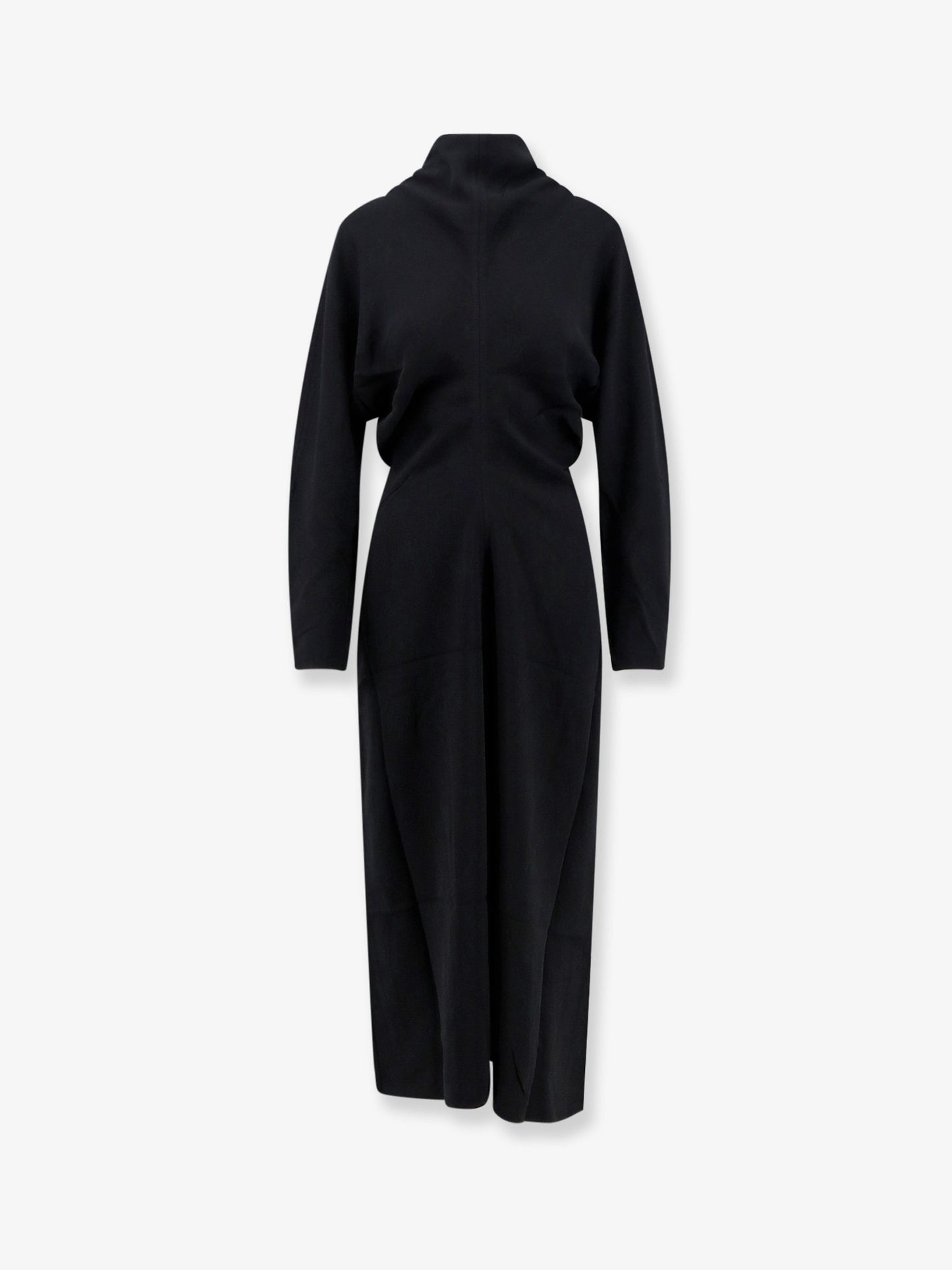 Viscose dress with scarf