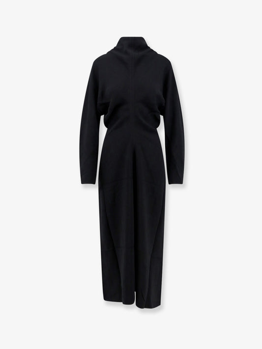 Viscose dress with scarf