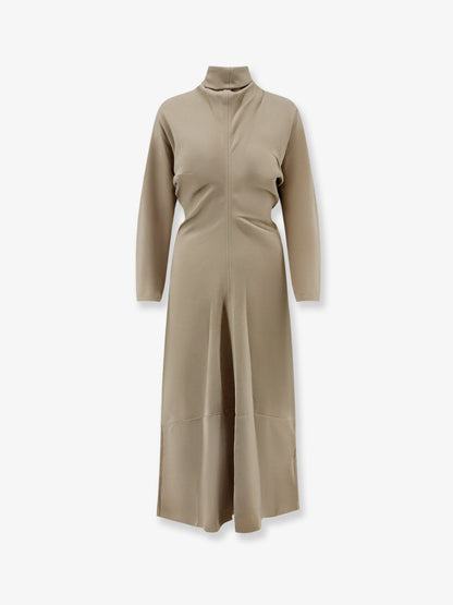 Viscose dress with scarf thumbnail