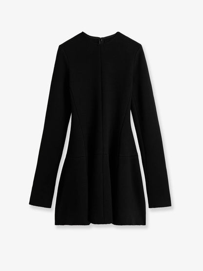 Short Skater dress in wool blend thumbnail