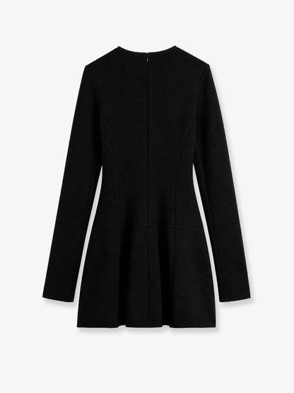 Short Skater dress in wool blend thumbnail