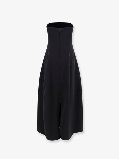 Structured balloon long dress thumbnail