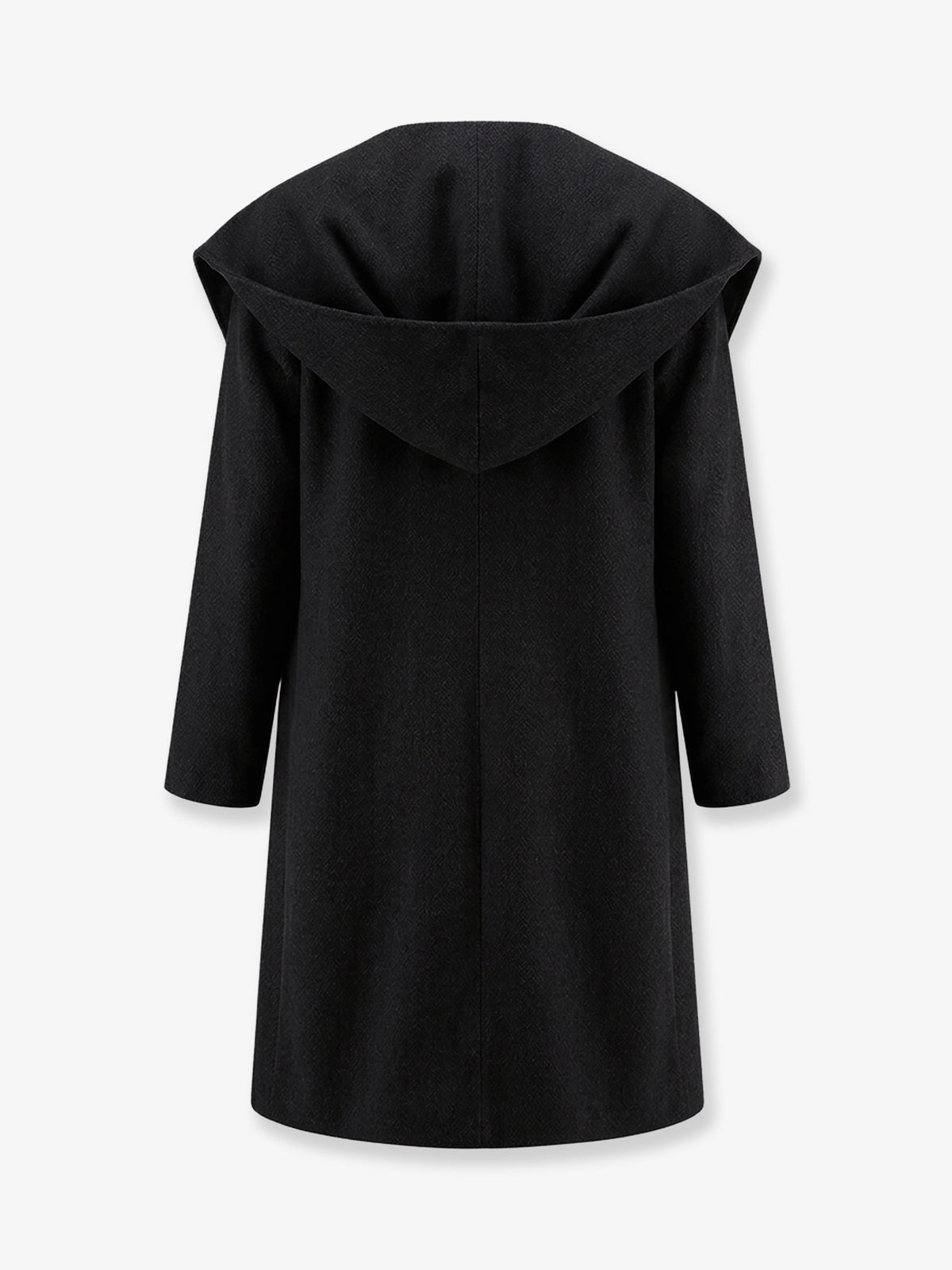 Wool Hoodie Coat