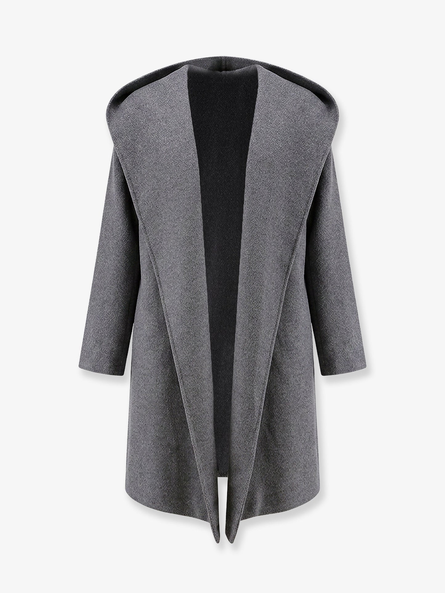 Wool Hoodie Coat
