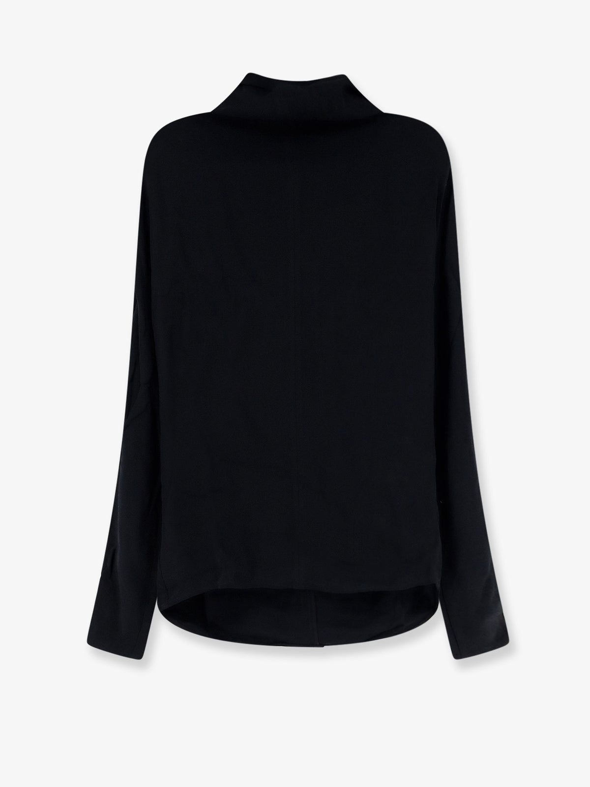 Cowl neck viscose shirt