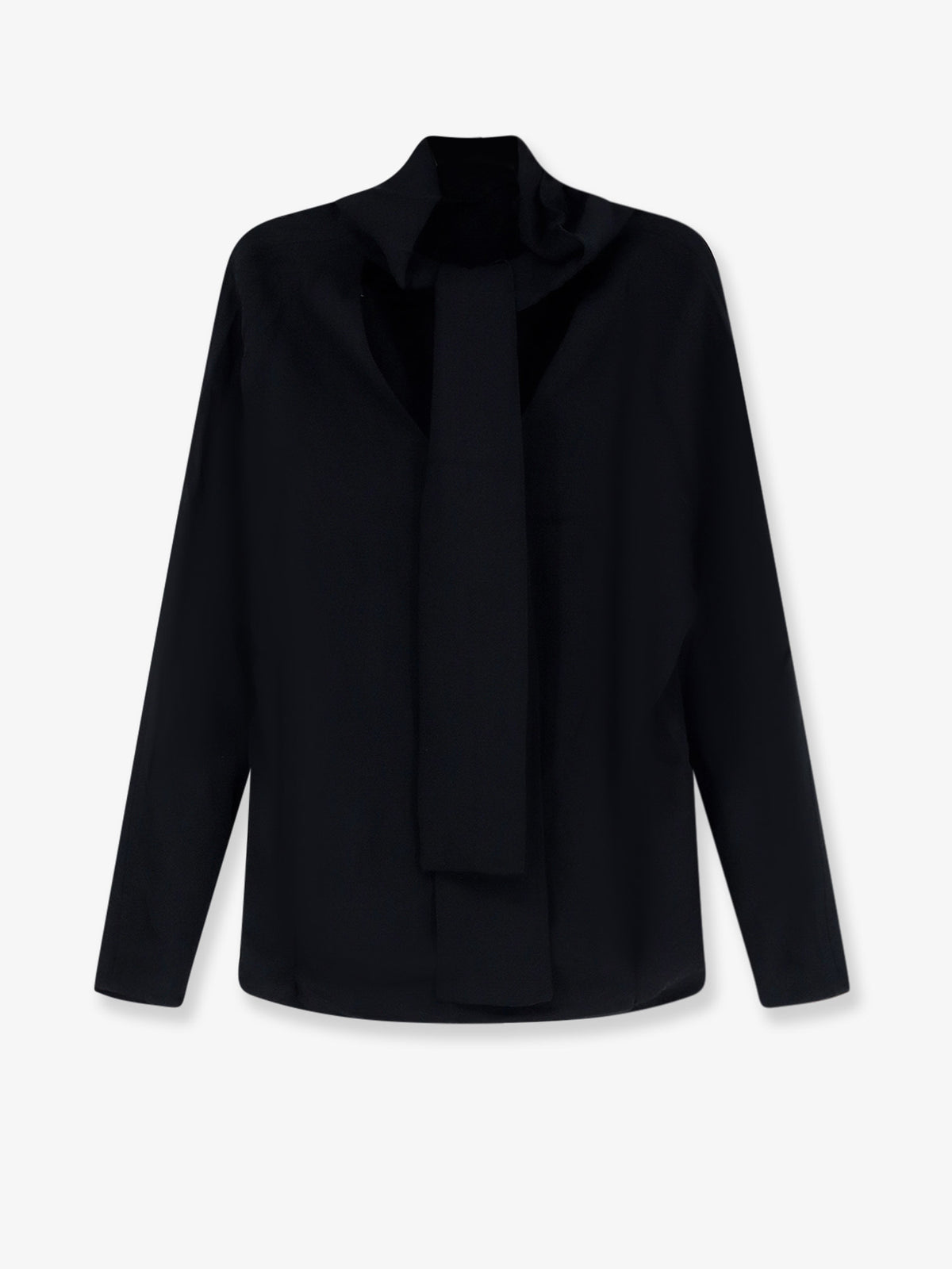 Cowl neck viscose shirt
