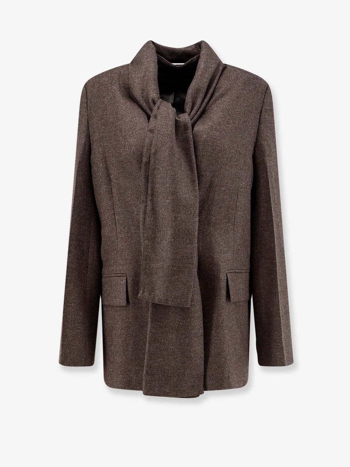 Blazer Scarf Lapel in viscosa e lana