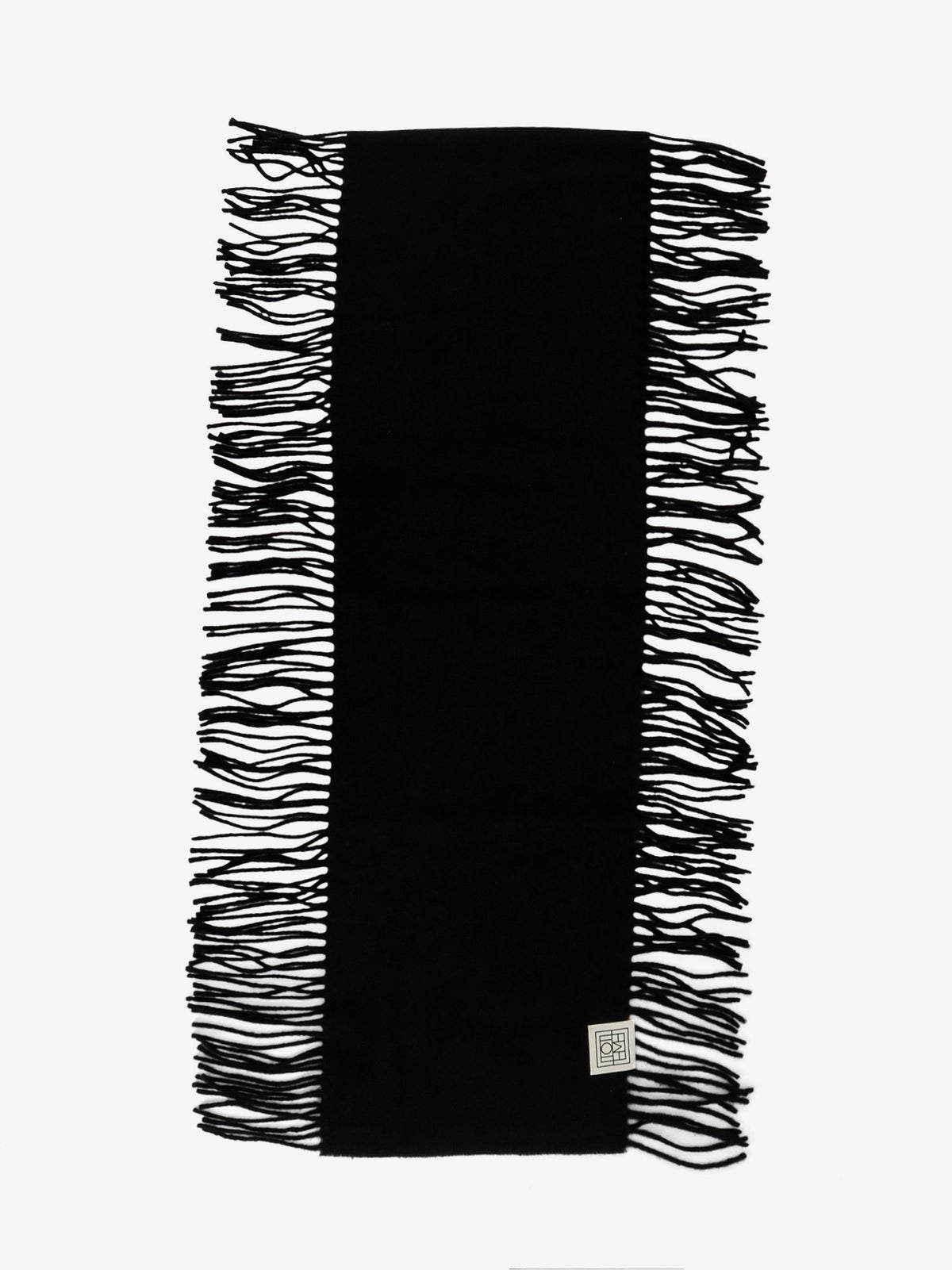 Wool and cashmere blend scarf