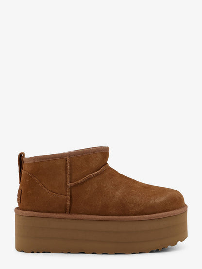 Classic Ultra Mini Platform suede ankle boots thumbnail
