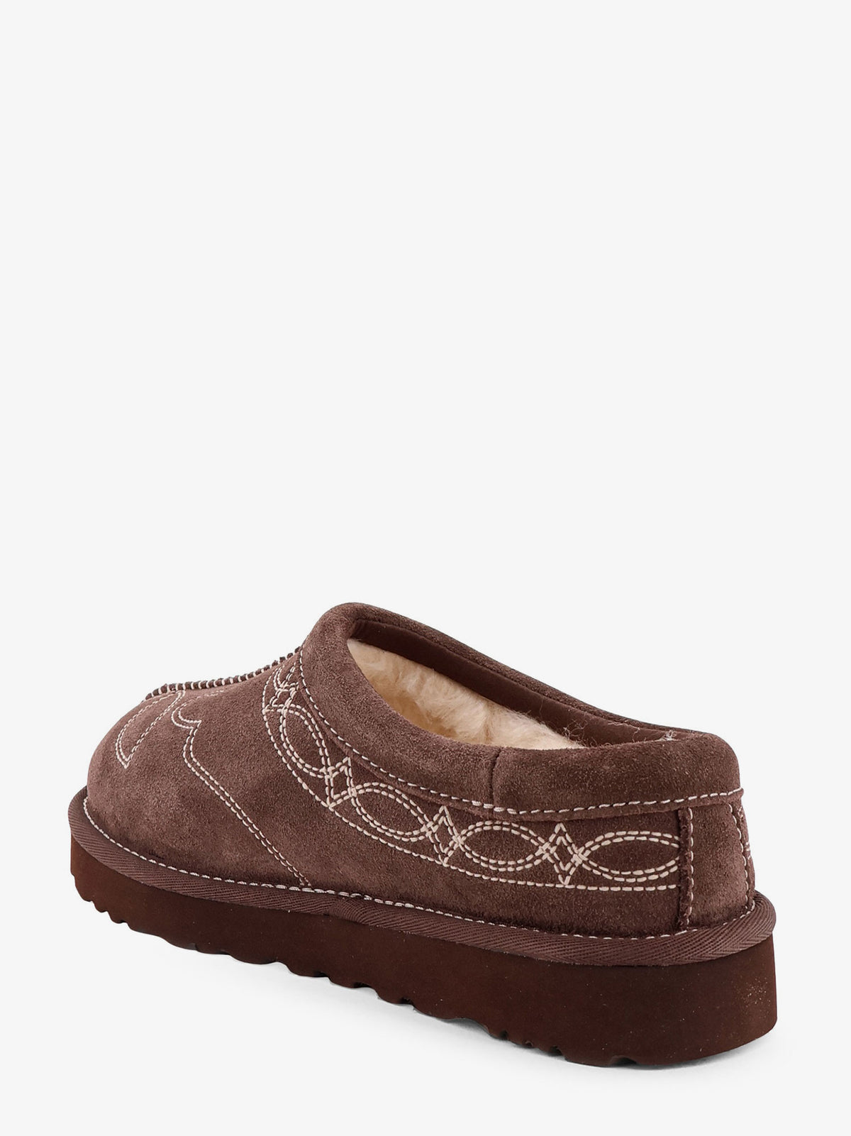 Tasman Western suede clog